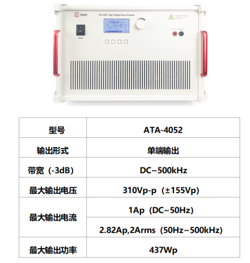 ATA-4052功率放大器指標參數(shù)